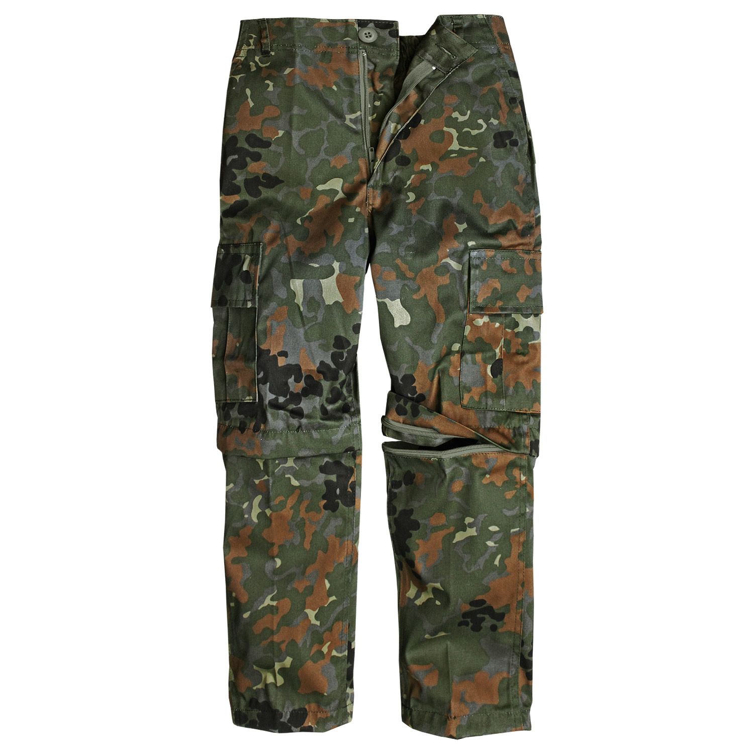 US ZIP-OFF BDU HOSE KIDS FLECKTARN